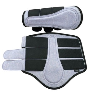 Botas de neopreno premium con purpurina para caballos, botas brillantes para caballos, logotipo personalizado, venta al por mayor, proveedor ecuestre OEM - Product Image 1