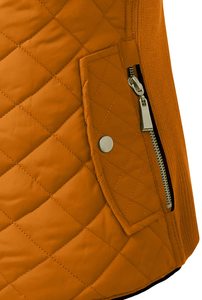 Chaleco Acolchado de Punto con Capucha para Mujer al por Mayor, Cierre de Cremallera, Impermeable, Transpirable, Exterior de Poliéster/Nylon, Personalizable - Product Image 3