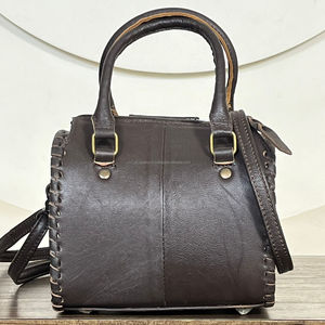 Latest Selling Personalised Hand <b>Tooled</b> Genuine Cowhide Leather <b>Small</b> Speedy Bag Designer Pattern Crossbody Handbag for Unisex - Product Image 6