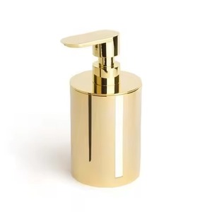 Decorative Metal Soap <b>Dispenser</b> <b>Bottle</b> With Polished Finish Durable <b>Pump</b> Refillable Liquid Soap <b>Dispenser</b> Bathroom - Product Image 4