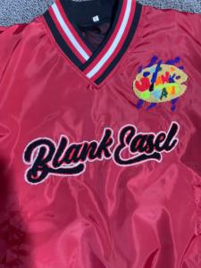 Custom College Windbreaker Spirit Satin Pullover <b>Jacket</b> Team Warm Up Top Embroidered Patch OEM Manufacturer Men's <b>Jackets</b> - Product Image 4
