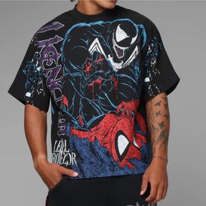 Camiseta Oversize de Algodón 100% con Logo Personalizado, Estilo Urbano, Estampado DTG de Alto Gramaje, Hombro Caído, Vintage, Ecológica, Venta al por Mayor - Product Image 1