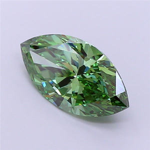 Majestueuse pierre précieuse verte de 7 carats, taille marquise, offrant une brillance symétrique élite et une clarté de couleur exceptionnelle. - Product Image 2