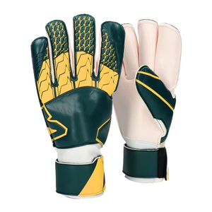 Gants de gardien de but de football en gros avec paume en latex gaufré, adhérence antidérapante et manchette élastique de soutien pour le football - Product Image 5