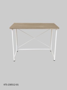 Table de bureau pliable Lumetal pour intérieur, construction bois-métal, surface en bois PB/MFC, couleur personnalisable - Product Image 4