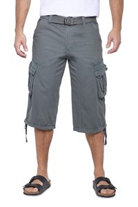 Men's Casual Summer 100% Polyester Cargo <b>Shorts</b> Solid Pattern Multi-Pocket Streetwear Lightweight Quick Dry OEM Service - Product Image 4