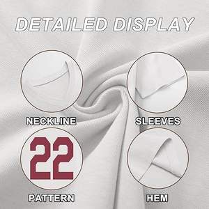 Camiseta Deportiva Personalizada Unisex con Estampado de Números, Estilo Urbano, Manga Corta, Proveedor Mayorista OEM ODM - Product Image 4