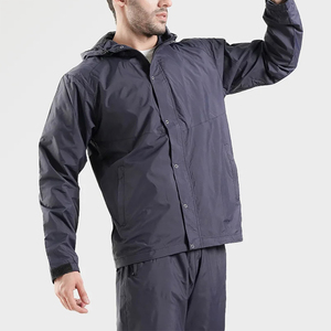 Latest 2025 Winter Hooded Windbreaker <b>Jacket</b> OEM High Quality Waterproof Polyester Quarter-Zip Front Logo Streetwear Print - Product Image 6