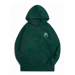Sudadera con Capucha para Hombre GYM Active, Corte Regular, Color Sólido, Invierno, con Cordón Ajustable, 100% Algodón, Tejido de Punto Sin Forro, Ligera, 340 GSM - Product Image 1
