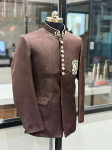 Traje Bandhgala de Lujo Bordado a Mano de Alta Calidad para Hombre, Ropa Tradicional Jodhpuri para Bodas, Disponible a Buen Precio - Product Image 5