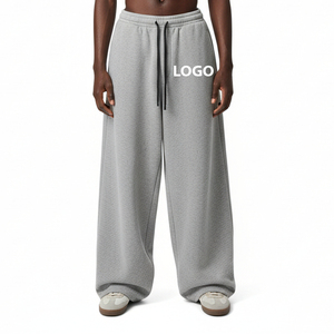 Pantalones Deportivos Casuales Holgados para Hombre, Joggers de Algodón, Corte Holgado, Estilo Urbano, Cintura Elástica, Suministro al por Mayor de Fábrica, OEM - Product Image 1