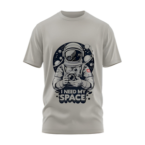T-shirt décontracté pour homme SAMI 100 % coton à manches courtes, motif soleil imprimé, logo gaufré au dos, respirant et anti-boulochage - Product Image 4
