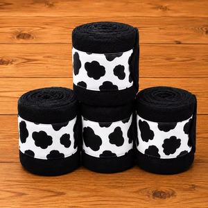 Kit complet de tapis de selle personnalisé pour cheval, sublimé, respirant, séchage rapide, pour le saut d'obstacles, avec voile anti-mouches et bandages de jambe, équipement de sport équestre d'extérieur - Product Image 3
