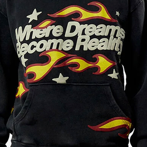 Sudadera con Capucha para Hombre con Estampado Puff, que Muestra Creatividad en Diseño Moderno a Través de Estampados Texturizados Detallados y un Estilo de Vida Relajado - Product Image 4