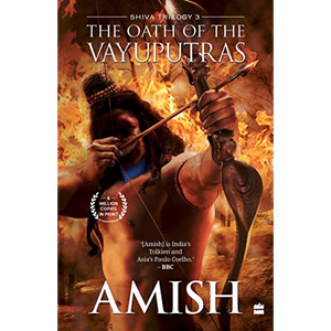 Il giuramento dei Vayuputras di Amish Tripathi, libro con copertina morbida personalizzata, stampa su carta morbida. - Product Image 1