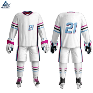 Créez votre propre maillot de hockey personnalisé de haute qualité avec un design nouveau et un prix raisonnable, uniforme de hockey sur glace confortable - Product Image 5