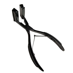 Herramientas Profesionales de Acero Inoxidable para Extensiones de Cabello, Alicates Reutilizables Negros para Salón de Belleza, Herramientas de Peinado - Product Image 1