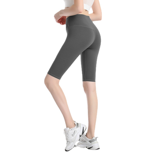 Shorts de yoga taille haute pour femmes, sans couture, doux, extensibles, respirants, anti-transpiration, pour la gym, le fitness, la course à pied, vêtements de sport actifs, tenue d'été - Product Image 3