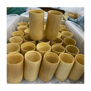 Tasse à boire en bambou écologique gobelet en bois personnalisé tasse réutilisable personnalisée pour le thé 99 fournisseur de données d'or - Product Image 3
