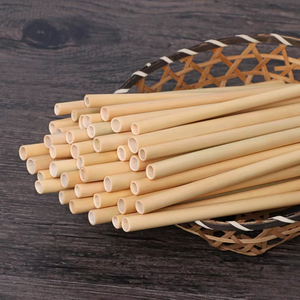 Natural Bamboo Drinking <b>Straws</b> Reusable Eco Friendly <b>Straws</b> for Juice <b>Smoothie</b> Coffee - Product Image 1