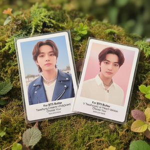 Pour BTS Butter, photocard officiel V Taehyung - Version Crème ou Pêche, choisissez votre variante - Product Image 3