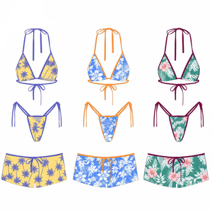 Bikini personalizado OEM, conjunto de bikini con logo personalizado, traje de baño suave y elástico para mujer, precio de fábrica, etiqueta privada, entrega rápida - Product Image 4