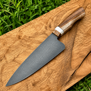 Custom Handmade Chef <b>Knife</b> Damascus Steel Professional Cooking <b>Knife</b> Luxury Wood Ambidextrous Handle Industrial Style 8-9.9in - Product Image 1