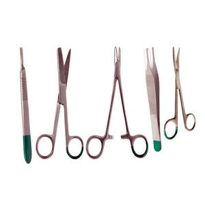 Kit de dissection manuel en acier inoxydable, ensemble de chirurgie mineure, kit de laboratoire d'anatomie et de biologie de qualité médicale avec scalpel et forceps - Product Image 4