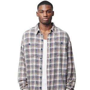 Hot Sale <b>Flannel</b> <b>Shirts</b> <b>for</b> <b>Men</b> and Boys Unisex Button up Heavyweight Checked Plaid Breathable Quick Dry Sustainable Fashion - Product Image 1