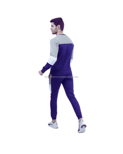Ensemble de vêtements de sport d'hiver décontractés pour hommes personnalisés par OEM joggeurs à capuche respirants vêtements de sport grande taille 2 pièces décontracté écologique solide - Product Image 6