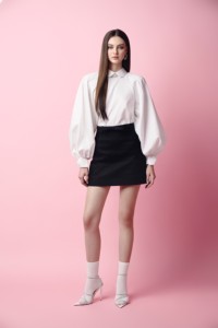 Nouvelle jupe pour femmes avec ceinture Vêtements de travail pour femmes Jupes élégantes pour femmes Enzo & Leo Vietnam Factory - Product Image 3