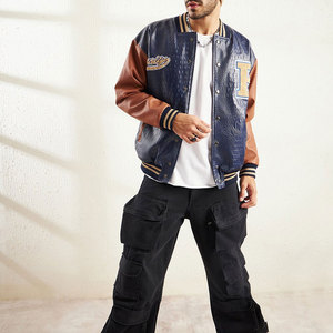 Wholesale Rate Pakistan Manufacturer <b>Men</b> Leather <b>Jacket</b> Top Quality Online Selling Fashionable Leather <b>Jacket</b> - Product Image 4