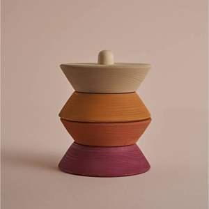 Wooden Stacking Rings <b>Toy</b> <b>for</b> <b>Sensory</b> Play <b>Baby</b> & Kids Decor - Product Image 5