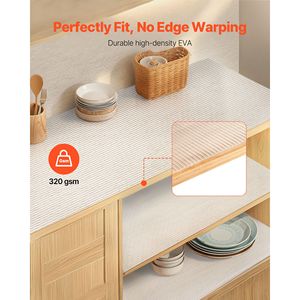 Rivestimenti Antiscivolo e Impermeabili per Ripiani di Armadietti da Cucina, Rivestimenti Spessi per Frigoriferi Non Adesivi - Product Image 6