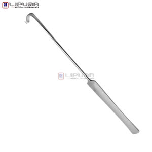 Kit d'instruments chirurgicaux vétérinaires Medic Instrument 8 pouces, 3 pièces, 12 mm, à pointe arrondie, manche plat, crochet courbé, manuel, MOL - Product Image 4