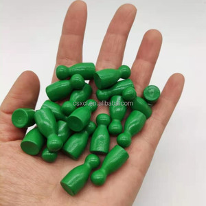 Pièces d'échecs volantes en bois de dames pour accessoires de monopole différentes couleurs jeu de société marqueur de pion Type de dés - Product Image 6