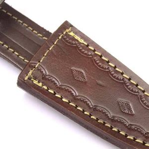 Custom Handmade 100% Top High Quality Wholesale <b>Cheap</b> Price Folding Knife Leather Sheath Embossed Pattern Camping Carbon Steel - Product Image 2