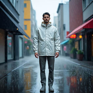 Ensemble de survêtement zippé en molleton 100 % écologique, couleur personnalisée OEM, pour homme, coupe-vent d'hiver, 2 pièces - Product Image 2