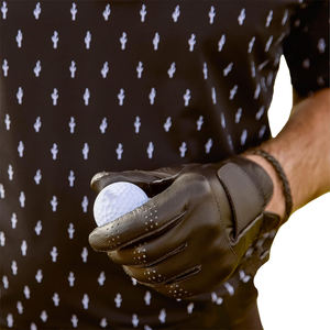 Gants de golf en cuir véritable pour adultes, couleur noire, main gauche ou droite, doux, respirants, avec bracelet élastique. - Product Image 6