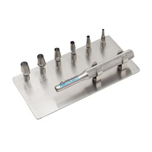 Juego de Punzones Dérmicos Keyes de 4'' con 6 Cabezas de Punzonado de 2 a 7 mm, Instrumentos Quirúrgicos de Acero Inoxidable para Dermatología - Product Image 6
