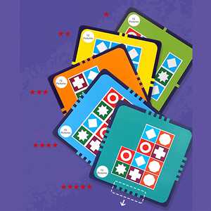 Wudly 4,0 Juegos de rompecabezas de madera seguros para niños certificados Juegos de mesa educativos de varios niveles para niños y adultos - Product Image 3