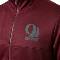 Veste polaire bordeaux pour homme, entièrement zippée, col montant, décontractée, respirante, en polyester, avec logo frontal, pour l'hiver, motif à carreaux, 240g