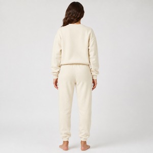 Conjunto Deportivo de Felpa para Mujer de Alta Calidad, Sudadera con Capucha y Pantalones Deportivos con Puños Acanalados y Cintura Elástica para Uso Diario - Product Image 6