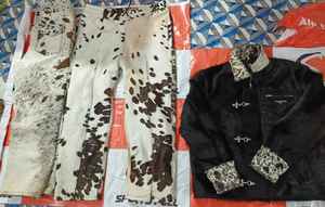 Veste de moto en cuir de vachette tissée personnalisée pour homme, la plus populaire pour l'hiver et l'automne, imperméable, coupe-vent, nouveau design tendance - Product Image 3