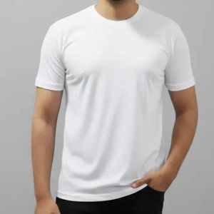 Camisetas Extra Grandes de Hombre, Tejidas en Algodón 100%, con Logotipo Personalizado, Servicio OEM/ODM, Alta Calidad, Transpirables - Product Image 2