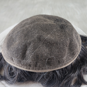 Perruque toupet en cheveux naturels pour hommes avec bonnet en dentelle complète à Dubaï Perruque pour hommes-pour le confort et le style - Product Image 2