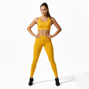 Conjunto Deportivo Transpirable, Antiarrugas y Ecológico para Mujer, Bra Deportivo, Leggings de Yoga, Ropa de Gimnasio de Compresión al Por Mayor - Product Image 4
