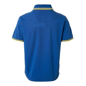 Camisa de Golf Casual para Hombre, de Algodón Antiarrugas, Tejida, Manga Corta, con Cuello y Botones en Contraste, Venta al Por Mayor - Product Image 2