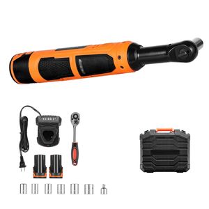 Set di Chiavi a Cricchetto Elettriche Senza Fili da 3/8 Pollici, 230 RPM, 33 ft Lbs di Coppia, Alimentate a Batteria 12V, Garanzia di 1 Anno - Product Image 1