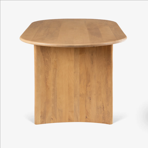 Table à manger moderne de luxe en bois massif, de haute qualité, robuste, durable, écologique, imperméable, portable, meubles de salle à manger - Product Image 5